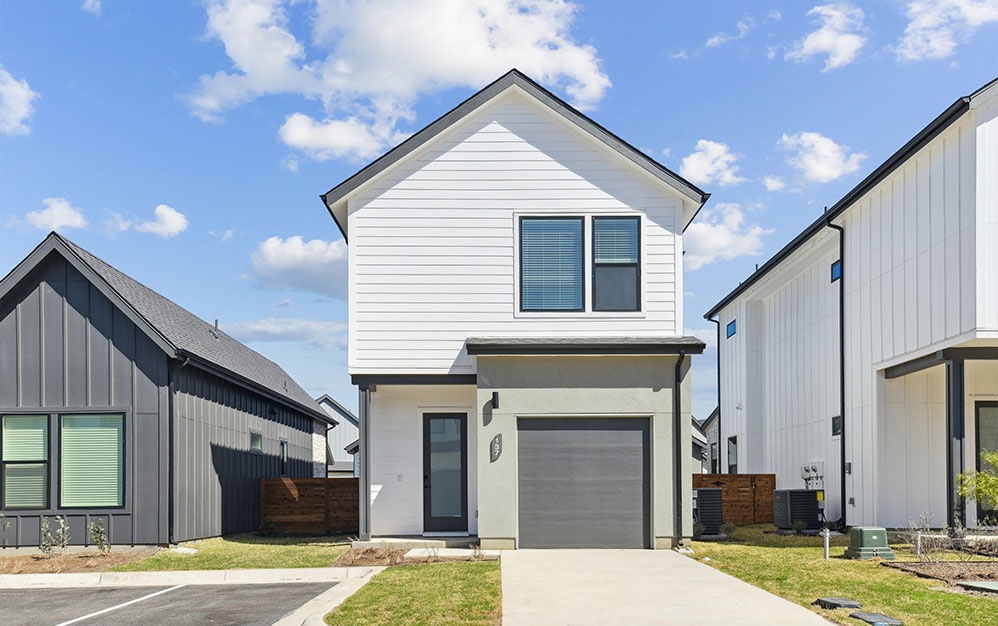 B2 - Single Family Home - 2 bedroom floorplan layout with 2.5 bathrooms and 1230 square feet (Exterior, 2D)